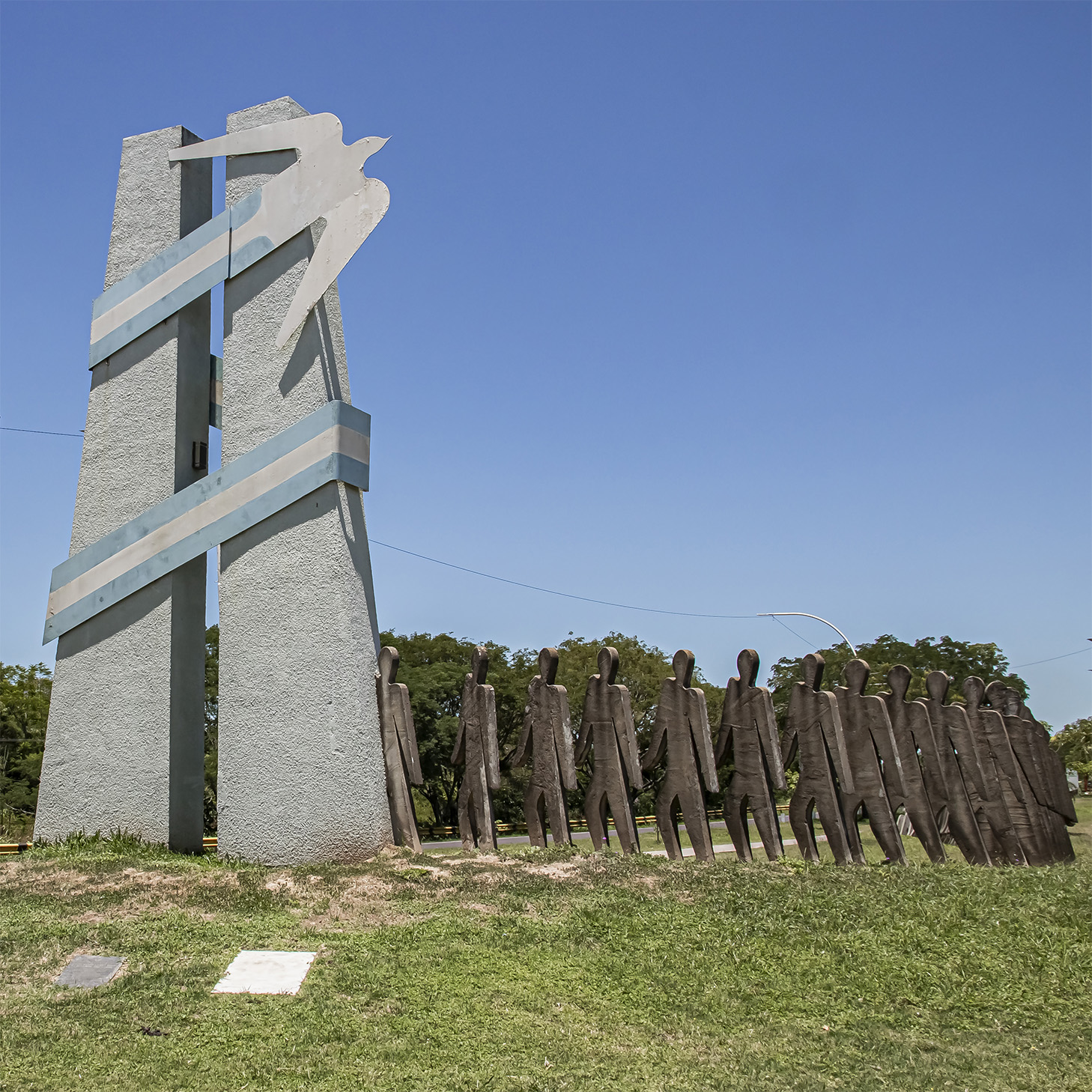 Homenaje a los caídos en Malvinas