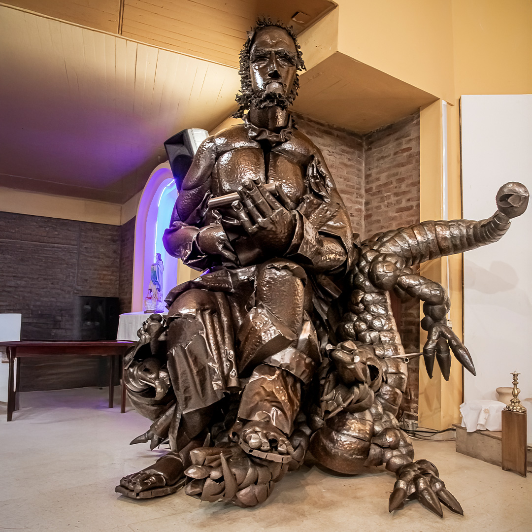 El dragón a los pies de San Juan